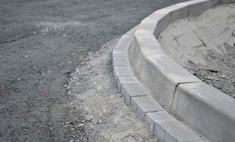 Concrete Curb Work in Progress